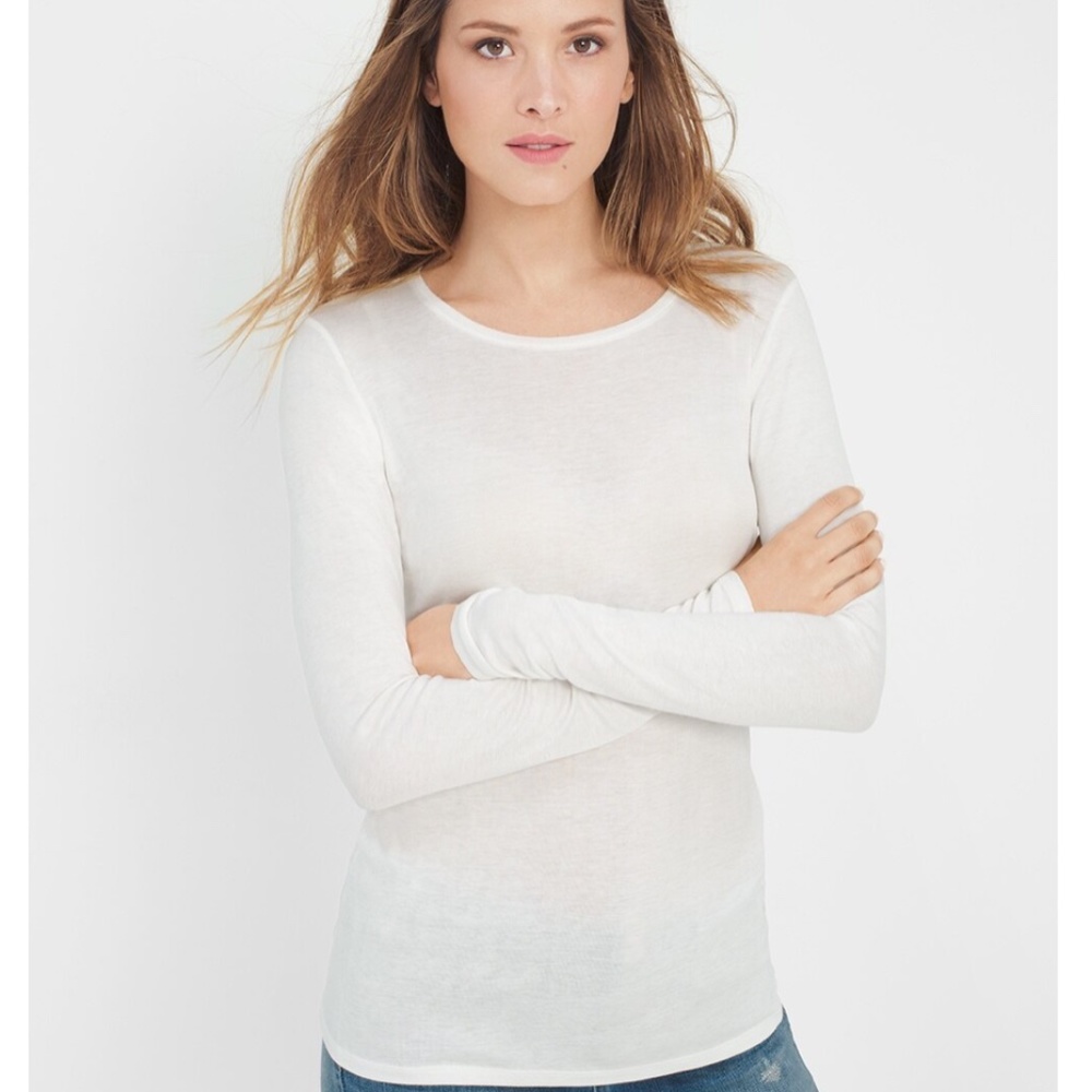 White House Black Market Crew Neck Layering Tee